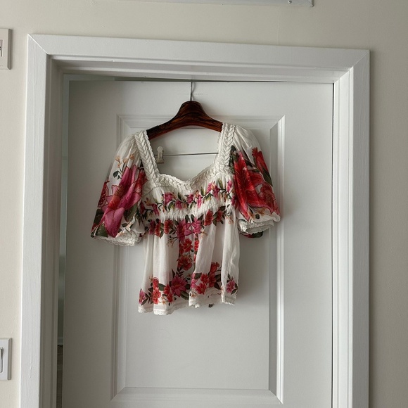 Farm Rio Off-White Summer Fruit Blouse - Picture 6 of 9